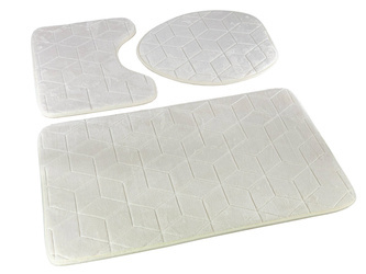 Bath mat SUMBA kpl 3 szt.,  LZ(31) ECRU 43