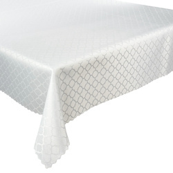 Tablecloths with stain-resistant coating  Marocco White