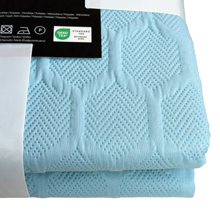 Bedspread PARLA 3D 80x220, SY-7653 BLUE