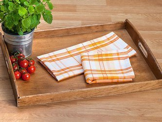 Kitchen towels ADELA 45x65, 205g/m2, ORANGE