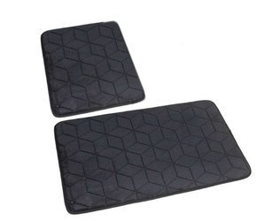Bath mat SUMBA kpl 2 szt., LZ(31) BLACK 04 (45x75+45x35)