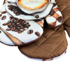 Kitchen gloves with a magnet CAPPUCCINO II kpl 2 szt., F25S257