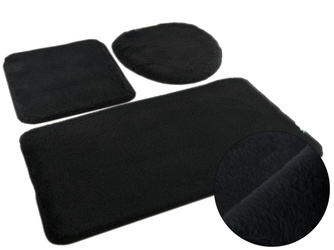 Bath mat  LOMBOK KPL 3 SZT. BLACK