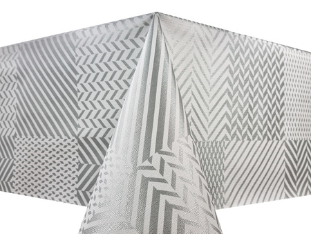 Tablecloth PRIMAVERA WF-4768A SILVER