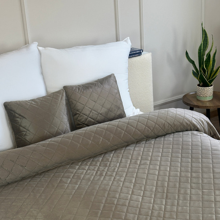 Bedspread AMARANTE 220x240+2/40x40, 010 / TAUPE