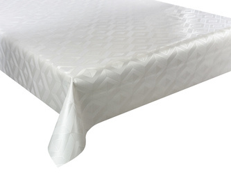 Tablecloth 137 PEARL ZG-7164A WHITE