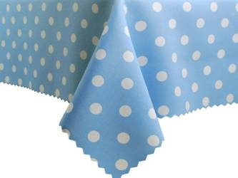 Tablecloths with stain-resistant coating 2 Dots Blue