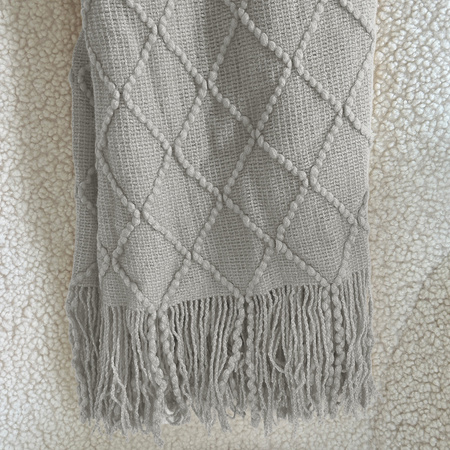 Blanket NERIA 150x200CM GREY
