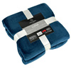 Blanket LUNA 150x200 DARK TURQUOISE , microfiber flannel 240 gsm