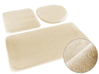 Bath mat  LOMBOK KPL 3 SZT. ECRU
