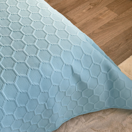 Bedspread PARLA 3D 80x220, SY-7653 BLUE