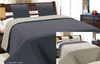 Bedspread VIGO II 220x240, 011/DARK GREY-SILVER