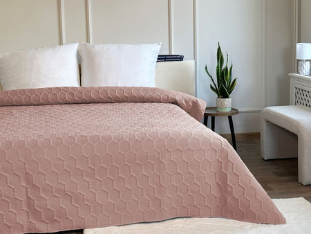 Bedspread PARLA 3D 80x220, SY-7653 POWDER PINK