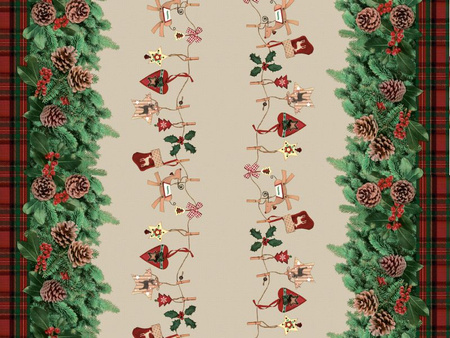 Tablecloths 140 EVOLUTION BN M-82005A