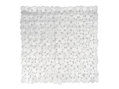 Shower mat STONE 52x52, WHITE