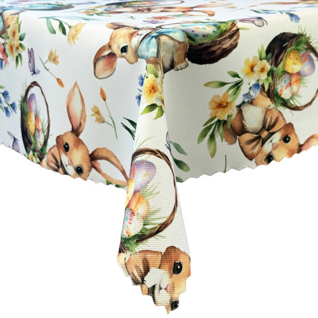 Obrus plamoodporny Druk 4 Wielkanoc Rabbit Fun