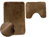 Bath mat LOMBOK KPL 2 SZT. BROWN