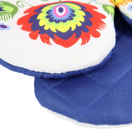 Kitchen gloves with a magnet FOLK II kpl 2 szt., K2267A