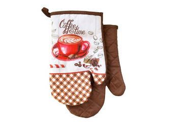 Kitchen gloves with a magnet CAPPUCCINO II kpl 2 szt.,  F22A1111