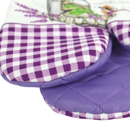 Kitchen gloves with a magnet LAVENDER II kpl 2 szt., 0318FS25
