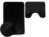 Bath mat LOMBOK KPL 2 SZT. BLACK