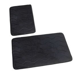 Bath mat SUMBA kpl 2 szt., LZ(23) BLACK 04 (45x75+45x35)