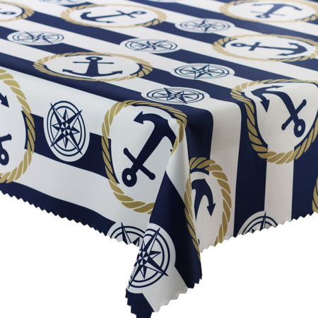 Waterproof Polyester Tablecloth Marine