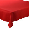 Tablecloths with stain-resistant coating  Red rain