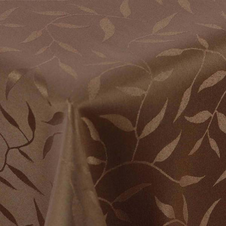 Tablecloths with stain-resistant coating 154 Brown Leaf