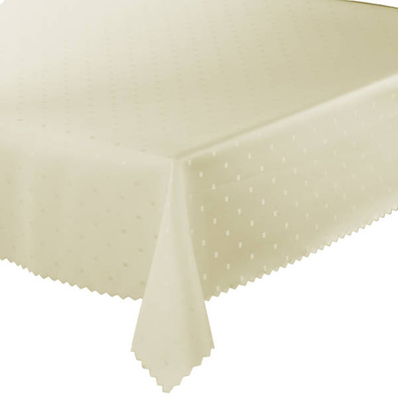 Tablecloths with stain-resistant coating  XV Ecru 1